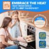 25-Piece Nonstick Bakeware Set – White, Silicone Handles, Oven Safe to 450°F, Includes Recipes - Image 2