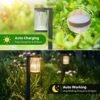 6-Pack Solar Pathway Lights – Super Bright, 12H, IP65 Waterproof for Yard & Walkway - Image 2