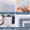 20x20 Throw Pillow Covers – Set of 4 Decorative Blue Cushion Cases for Couch & Living Room - Image 2