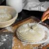 Sourdough Proofing Set – 2 Rattan Banneton Baskets, Scrapers, Scoring Lame & Case - Image 3