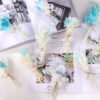 10-Pack Mini Dried Flower Bouquets – Light Blue for Wedding, Crafts & Décor - Image 2
