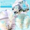 10-Pack Mini Dried Flower Bouquets – Light Blue for Wedding, Crafts & Décor - Image 4