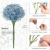 10-Pc Blue Artificial Baby’s Breath Bouquet – Real Touch Faux Flowers for Wedding & Home Décor - Image 2