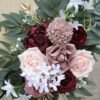 Ponatia 2-Pack Artificial Wedding Arch Flowers – Burgundy, Dusty Rose & Blush Décor - Image 4