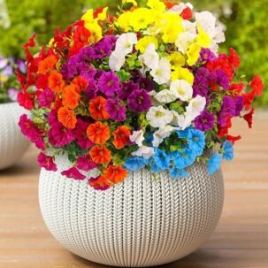 16 Bundles UV-Resistant Artificial Morning Glory Flowers – Realistic Silk Décor for Outdoors