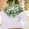 100-Pc Artificial Silk Fern Leaves – Dark Green Faux Greenery for Home & Cemetery Décor - Image 3