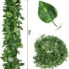 84-ft Artificial Greenery Garland – 12-Strand Faux Vines for Wedding & Home Décor - Image 3