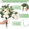 120PCS Mixed Artificial Eucalyptus Stems – 15 Varieties for Wedding & Home Décor - Image 4