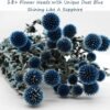 20+ Dried Blue Thistle Flowers – 15" Preserved Echinops for Wedding & Home Décor - Image 3