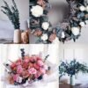16pcs Preserved 17" Eucalyptus Stems – Natural Blue Dried Flowers for Home & Wedding - Image 4