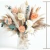 Dried Pampas Grass Bouquet – Boho Rustic Floral Arrangement for Home & Wedding - Image 4