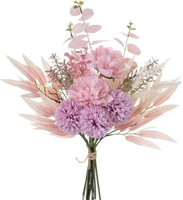 Silk Artificial Flower Arrangements – Pink & Purple Wedding & Home Décor