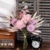 Silk Artificial Flower Arrangements – Pink & Purple Wedding & Home Décor - Image 3