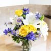 From You Flowers – Rosy Sunshine Bouquet with Glass Vase, Fresh Flowers for All Occasions - Image 2