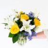 From You Flowers – Rosy Sunshine Bouquet with Glass Vase, Fresh Flowers for All Occasions - Image 3
