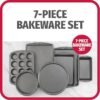 GoodCook Everyday 7-Piece Nonstick Bakeware Set – Cookie Sheets, Cake, Muffin, Pizza & More - Image 3