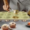 10-Piece Nonstick Bakeware Set – Heavy-Duty Bicolor Pans with Rack, Dishwasher Safe - Image 4