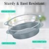 To Encounter 8-in-1 Silicone Baking Set – 6 Molds & 2 Nonstick Mats, Light Grey - Image 4