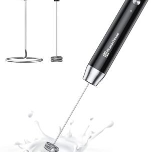 Maestri House LunaFro Rechargeable Milk Frother: Handheld Electric Foam Maker