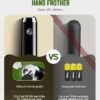 Maestri House LunaFro Rechargeable Milk Frother: Handheld Electric Foam Maker - Image 2