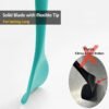 3-Pack Heat-Resistant Silicone Spatula Set – Non-Stick Flexible Scrapers (Teal) - Image 4