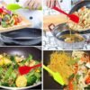 5-Pack 8.5" Silicone Spatulas – Heat-Resistant, Non-Stick Flexible Scrapers for Baking & Mixing - Image 4