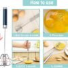 Semi-Automatic Stainless Steel Hand Whisk – Rotary Egg Beater (3 Colors) - Image 4