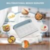 Bench Scraper Dough Cutter – Stainless Steel Pastry Scraper with Grip & Measuring Scale (Blue) - Image 4