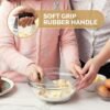 Kitchen Stainless Steel Dough Blender – Heavy Duty Pastry & Butter Cutter (Black) - Image 4