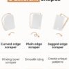 Cake Decorating Kit – Turntable, Frosting Spatulas & Icing Scrapers (White) - Image 2
