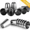 47-Pc Russian Piping Tips Set – Flower, Leaf Nozzles, Couplers & Pastry Bags for Cake Decorating - Image 2