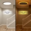 12" LED Flush Mount Ceiling Light – Remote, Adjustable 2000K-6500K, Low Profile, White - Image 2