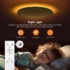 12" LED Flush Mount Ceiling Light – Remote, Adjustable 2000K-6500K, Low Profile, White - Image 4