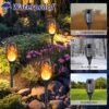 12-Pack Solar Torch Lights – Flickering Flame, Waterproof for Yard, Garden & Patio - Image 4