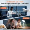 One Fire Desk Lamp, Rechargeable Mini Touch Light, Portable USB Lamp - Image 4