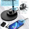 LED Desk Lamp with USB, 3-Color Dimmable Auto Induction, Flexible Gooseneck, AC Adapter Included - Image 4