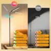 LED Floor Lamp 18W, Adjustable Color & Brightness, Gooseneck Reading Light with Remote & Touch Control - Image 2