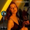 Sunset Rainbow LED Night Lamp, USB, Floor Stand (Red) - Image 4