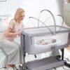 Bassinet Mosquito Net Cover with 2-Way Zipper (White) - Image 2