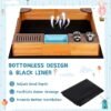 Sandbox with Cover & Kitchen Playset, Outdoor Sandpit with Liner, Grill & Accessories, Toddler Gift - Image 3