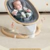 Infant Baby Swing – 5 Speeds, Timer, Music, Portable - Image 4