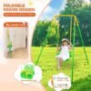 4-in-1 Toddler Swing Set – Baby Jumper & Bouncer with Foldable Metal Stand, Heavy Duty, Green - Image 4