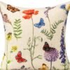 18x18 Outdoor Pillow Covers – Set of 4 Floral Farmhouse Cushion Cases for Patio & Sofa - Image 2