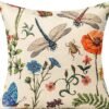 18x18 Outdoor Pillow Covers – Set of 4 Floral Farmhouse Cushion Cases for Patio & Sofa - Image 3