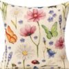 18x18 Outdoor Pillow Covers – Set of 4 Floral Farmhouse Cushion Cases for Patio & Sofa - Image 4