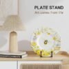 3-Pack 6" Plate Stands – Black Vinyl Display Holders for Photos, Books & Art - Image 4