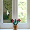 60-Pack Anti-Collision Window Clings – Star Decals to Prevent Bird Strikes - Image 2