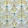 3D Stained Glass Window Film – Golden Ironwork, Privacy & Sun Blocking, 17.5"x47.2" - Image 2
