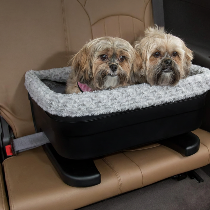 Pet Booster Seat with Washable Liner and Safety Interior Tethers
