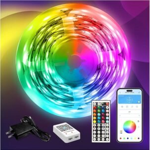 110ft RGB LED Strip Lights Music Sync Smart App
